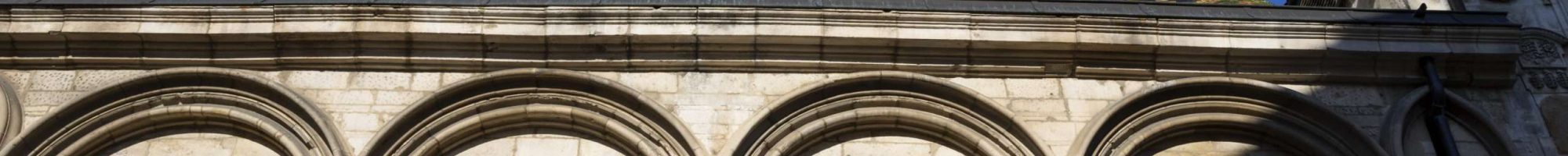 Typische Fassade der Architektur von Dijon, Frankreich